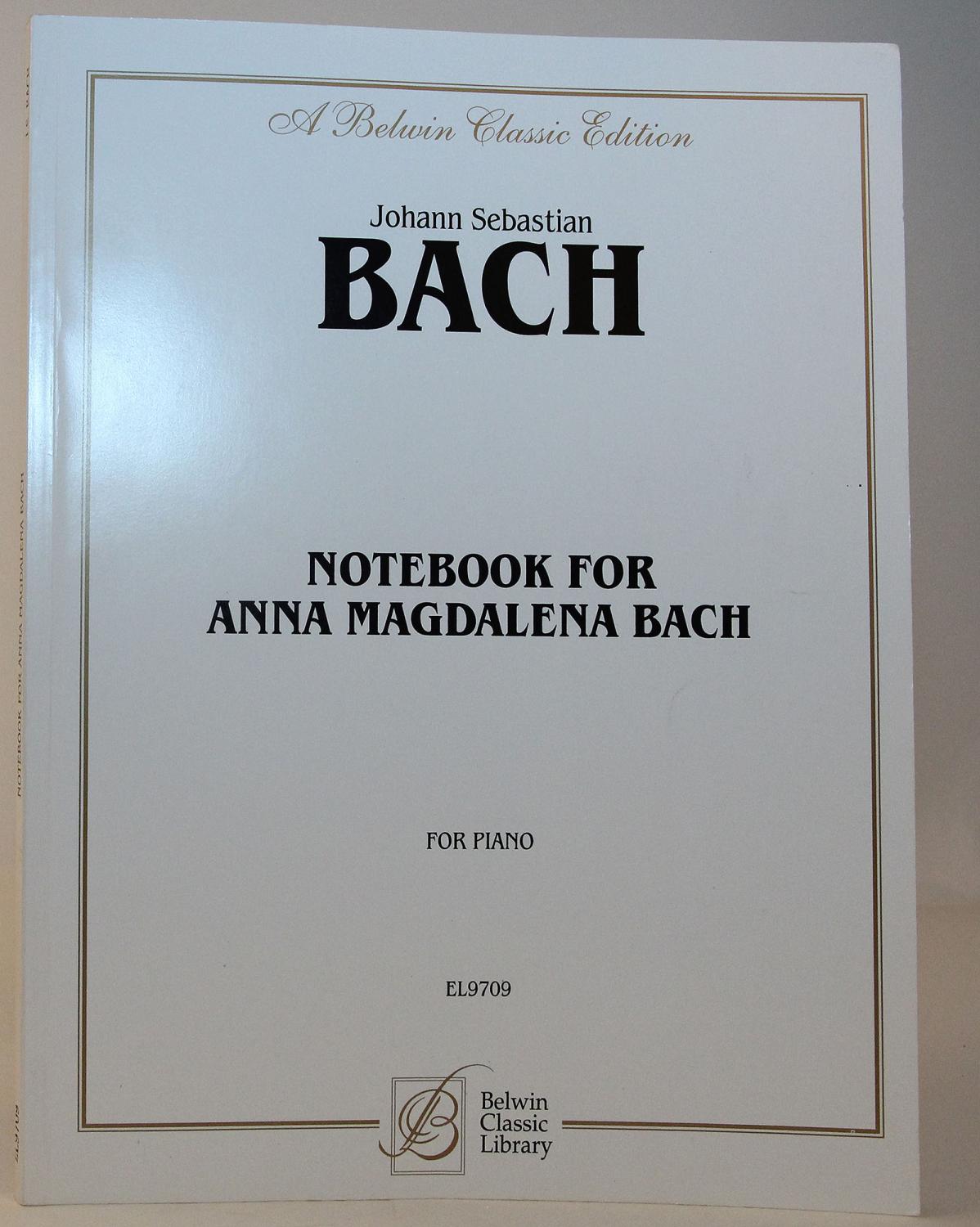 Johann Sebastian Bach, Notebook for Anna Magdalena Bach, for Piano