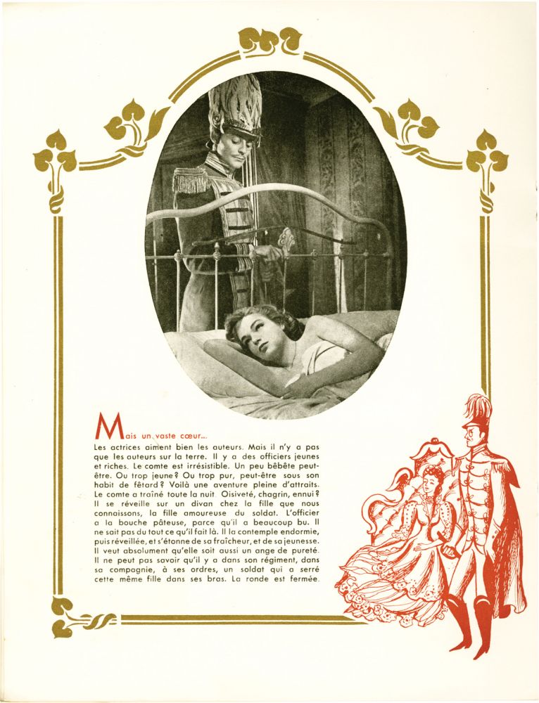 La Ronde (Original Pressbook for the 1950 film) von Max Ophuls (director); Arthur Schnitzler