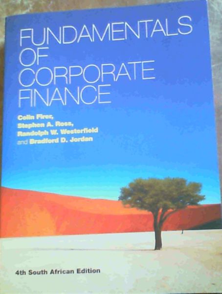 Fundamentals of Corporate Finance by Firer, C. ; Ross, S.A ...