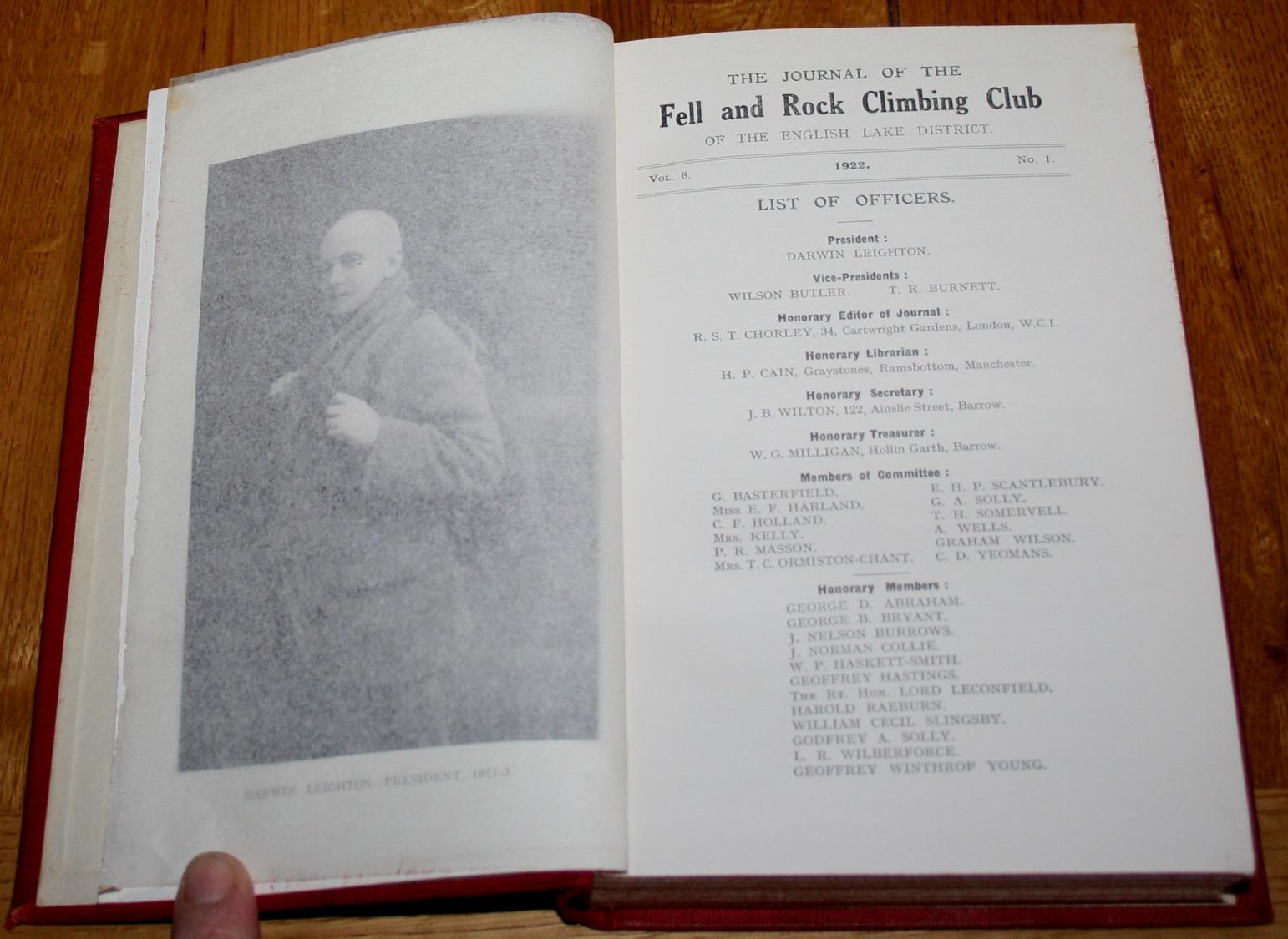 The Journal of The Fell and Rock Climbing Club of the English Lake