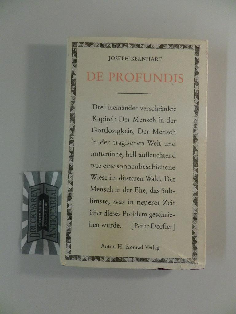 De profundis. - Bernhart, Joseph