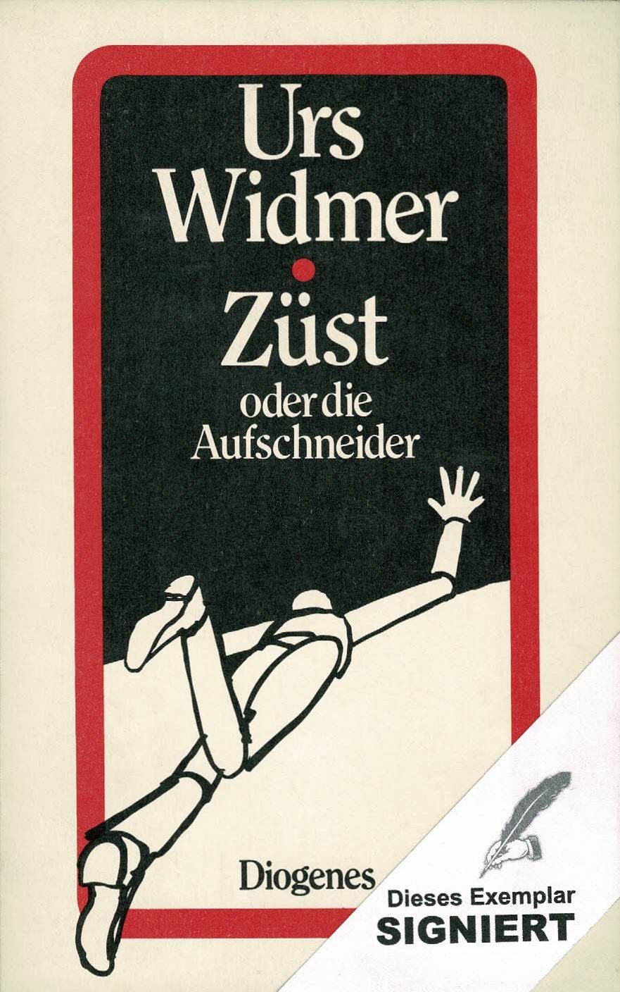 Züst oder die Aufschneider. Ein Traumspiel. Hochdeutsche und schweizerdeutsche Fassung. - Widmer, Urs.