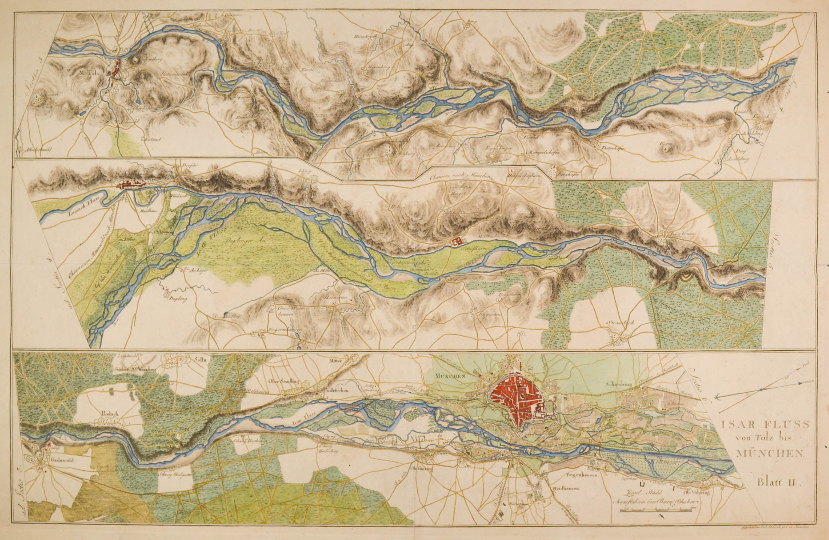 karte der donau von - ZVAB