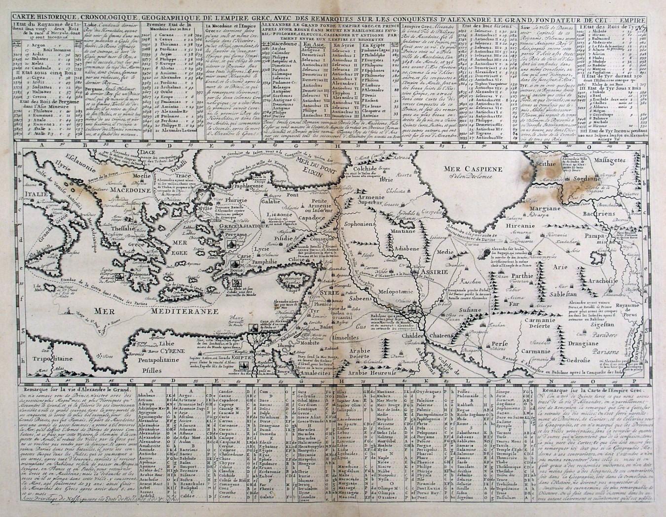 VORDERER ORIENT. Karte. "Carte historique . de l