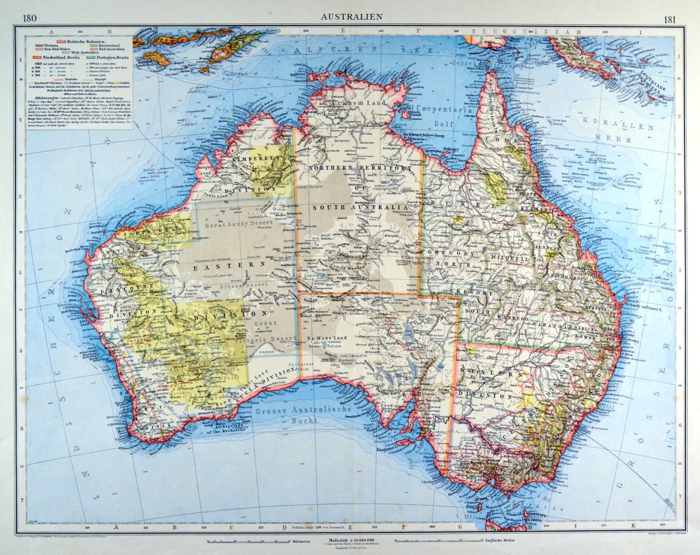 Australien Karte Australien Gesamtkarte Kunst Nbsp Nbsp Grafik Nbsp Nbsp Poster Peter Bierl Buch Kunstantiquariat