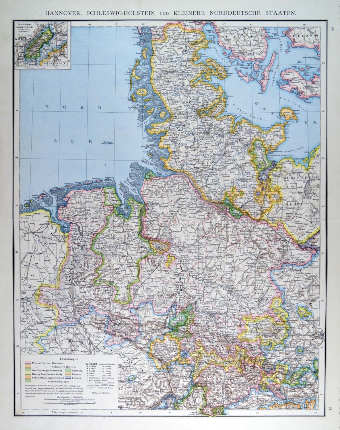 schleswig holstein karte - ZVAB