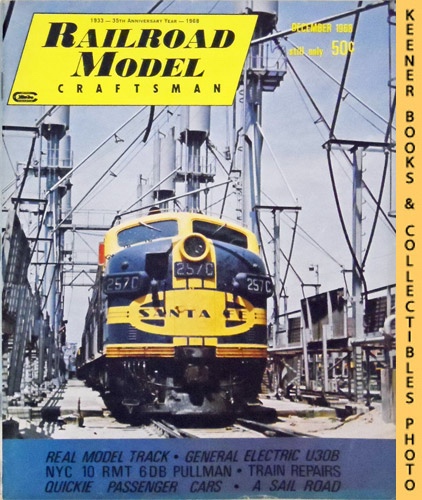Railroad Model Craftsman Magazine, December 1968: Vol. 37, No. 7 Carstens, Harold H. (Editor) / Schopp, William (Editor) [Assez bon] [Couverture soup