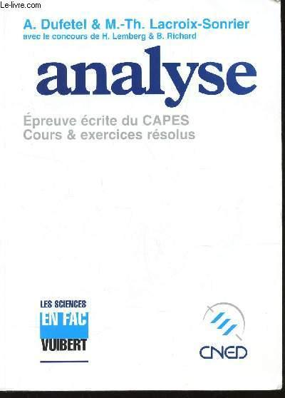 épreuve capes 3ème concours