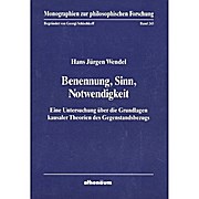 Benennung, Sinn, Notwendigkeit - Hans Jürgen Wendel