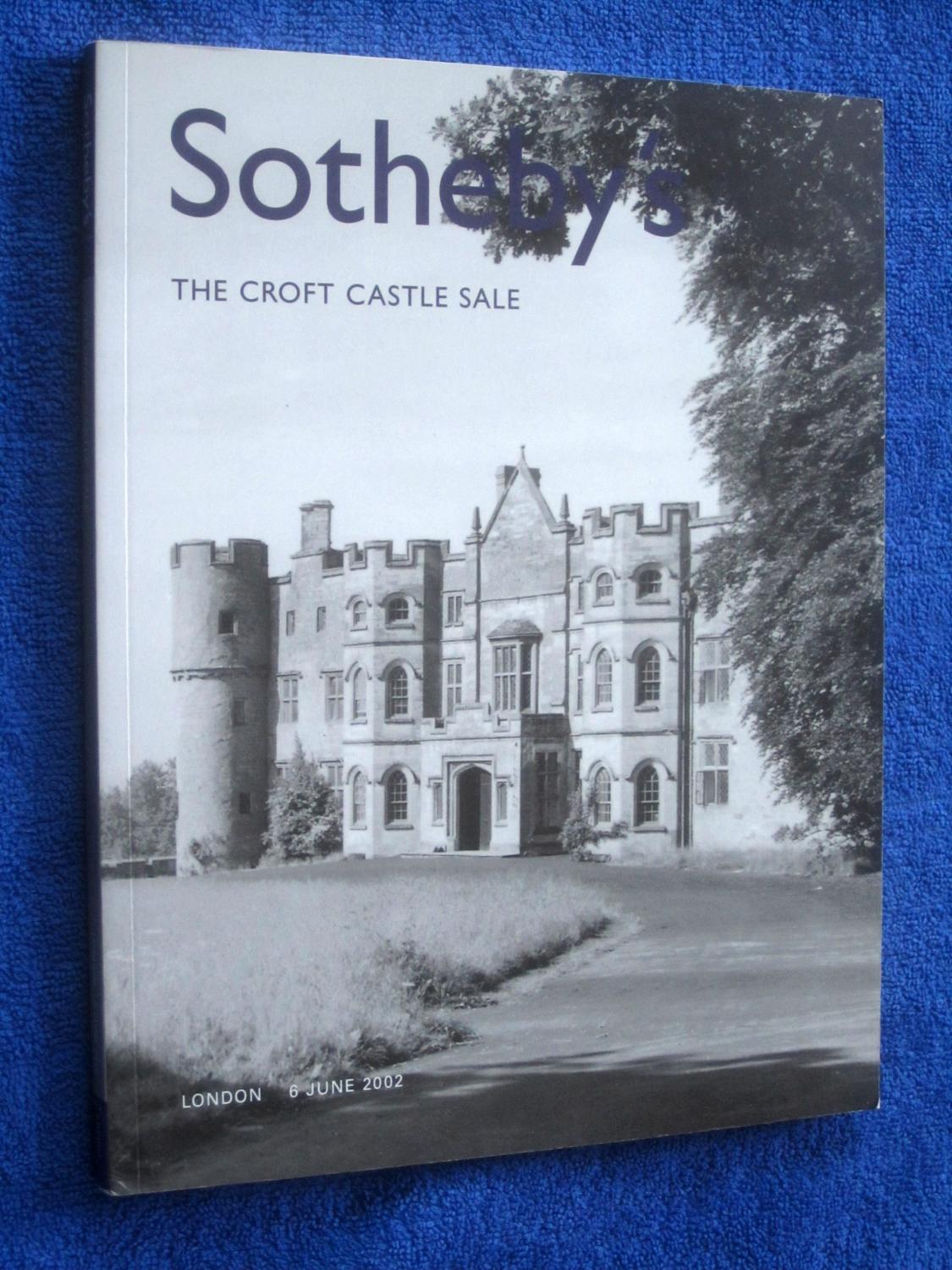 The Croft Castle Sale, 6 June 2002, Sotheby's Auction Catalogue L02982