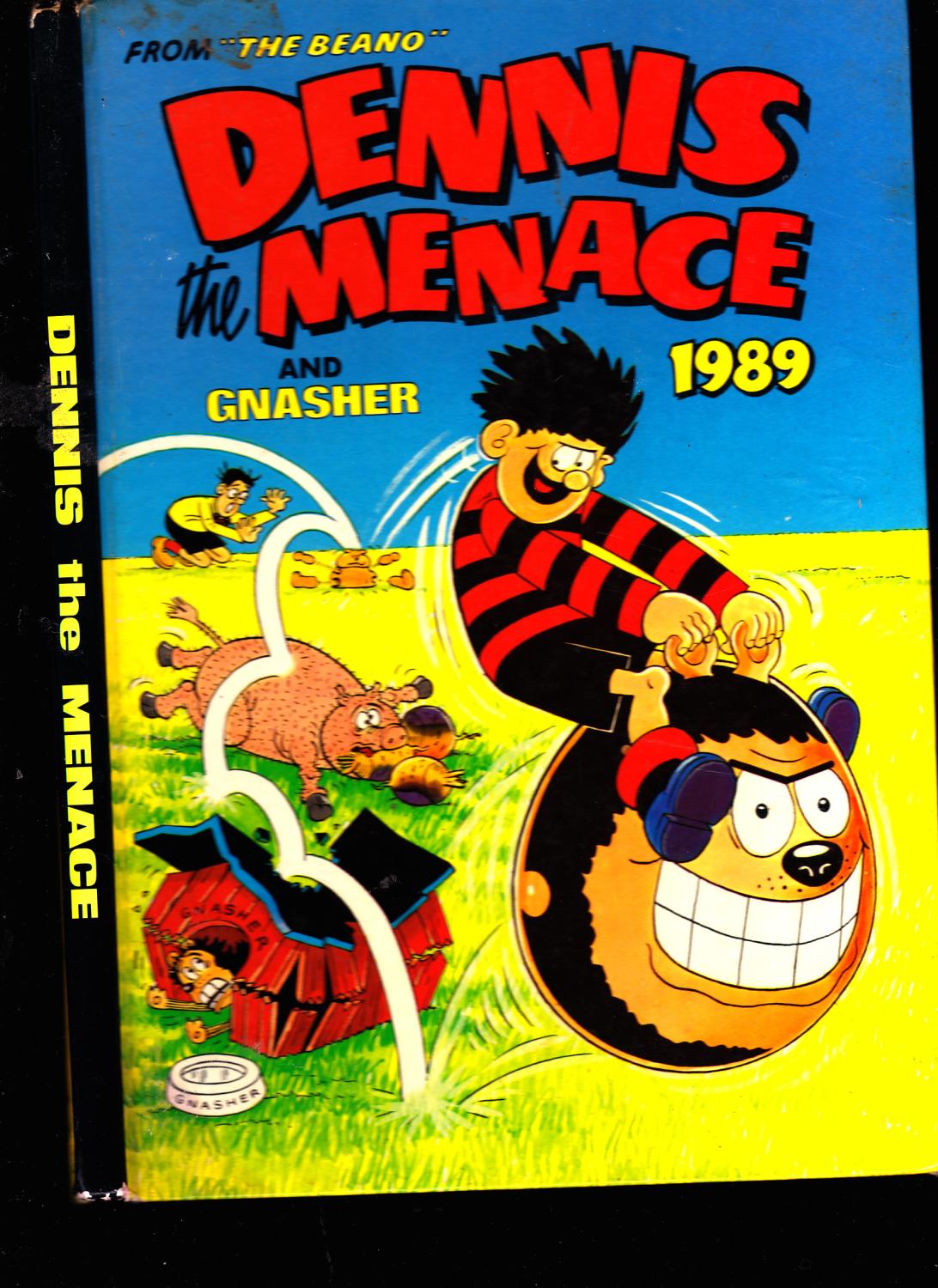 price clipped. The Beano Book 1989 good condition hardcover 