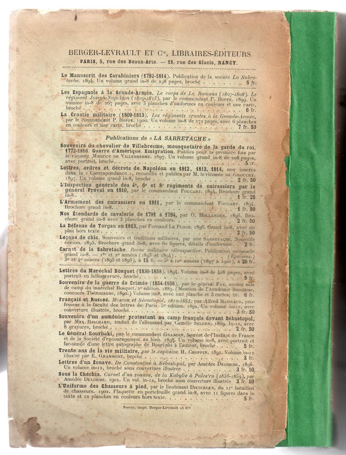Amazon.fr - Crimée, Italie, Mexique, lettres de campagne