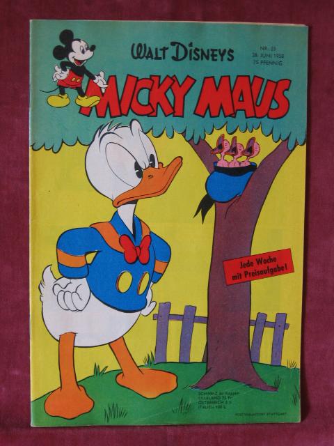 Micky Maus. Jahrgang 1958, Heft Nr. 25. von Disney, Walt:: (1958