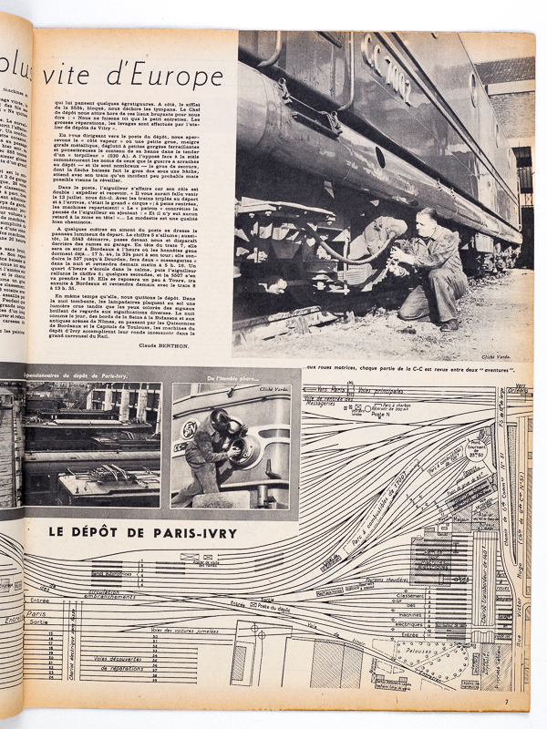 notre METIER la vie du rail N°326 INAUGURATION ATELIER LUXEMBOURG 1951 