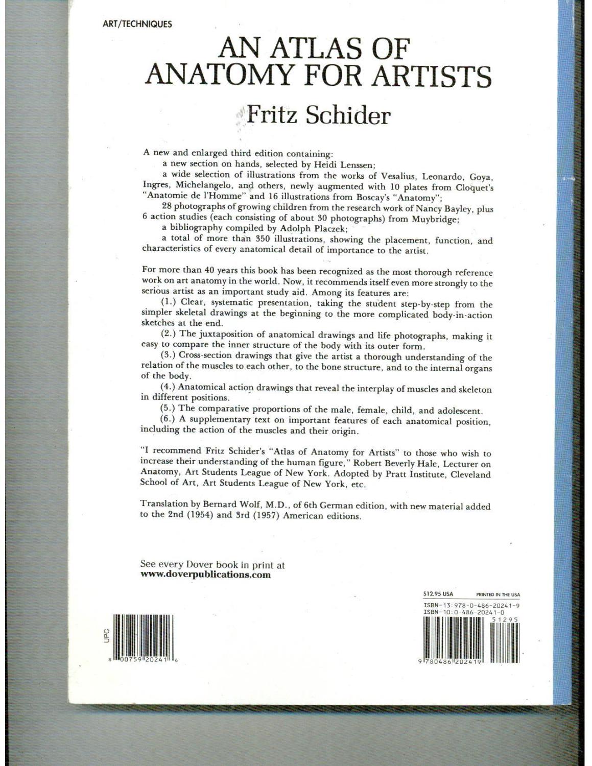 Fritz Schider Atlas Anatomy Artists Abebooks Fritz Schider Atlas Anatomy Artists Abebooks