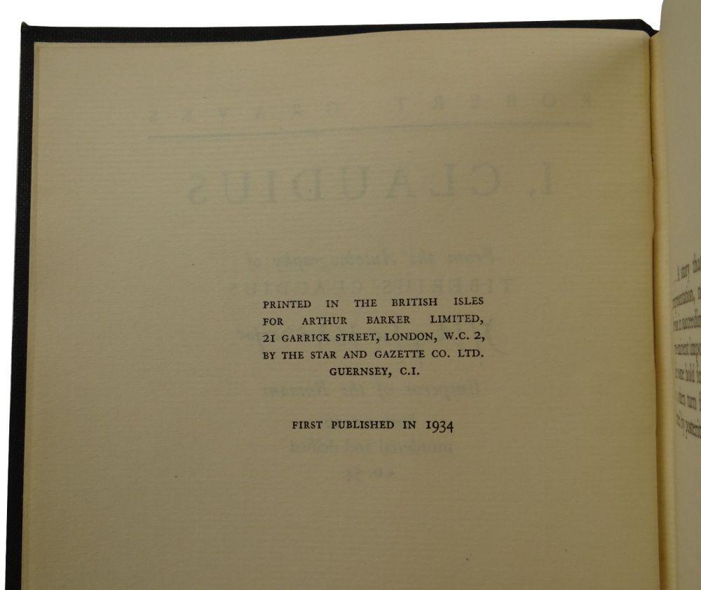 I, Claudius by Robert Graves I, Claudius by Robert Graves