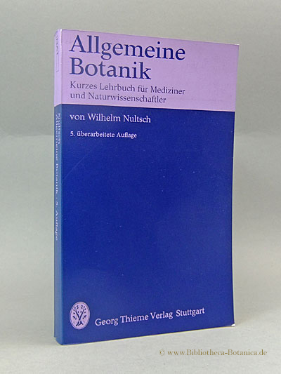 allgemeine botanik von wilhelm nultsch - ZVAB