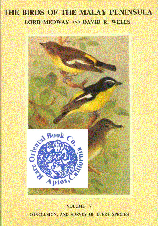 THE BIRDS OF THE MALAY PENINSULA: A General Account of the Birds Inhabiting the ROBINSON, Herbert C. et al. [ ]