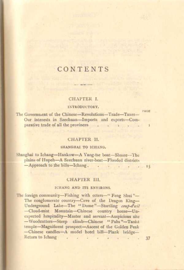 THROUGH THE YANG-TSE GORGES OR TRADE AND TRAVEL IN WESTERN CHINA. - LITTLE, Archibald J.