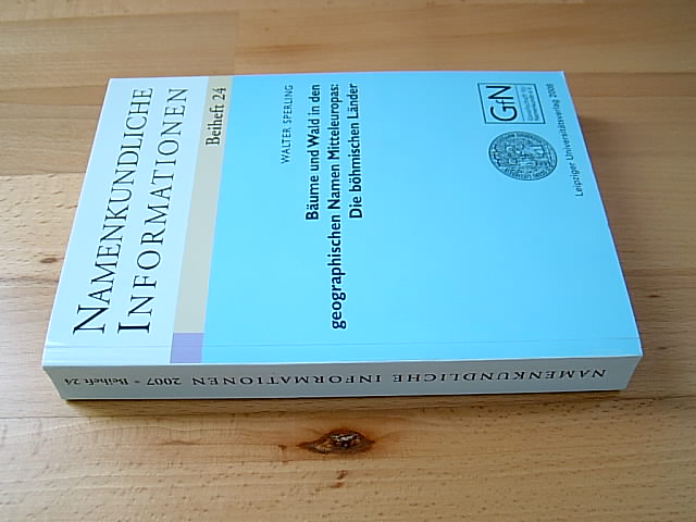 Bäume und Wald in den geographischen Namen Mitteleuropas: Die böhmischen Länder. Eine geographisch-statistisch-namenkundliche Bestandsaufnahme. (= Namenkundliche Informationen, Beiheft 24). - Sperling, Walter