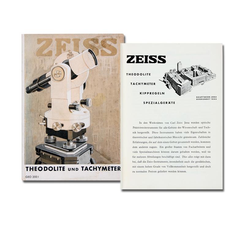 Theodolite und Tachymeter. Zeiss, Carl (Hrsg.) [ ] [Softcover]