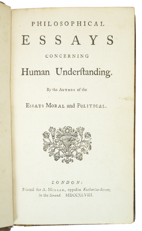 philosophical essays concerning human understanding
