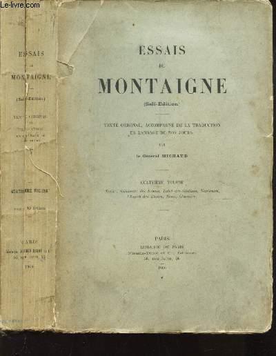 ESSAIS DE MONTAIGNE (self-edition) / Texte original accompagne de la ...