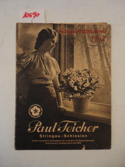 Hauptverzeichnis 1942. Erstes deutsches Spezialhaus für Levkojen und