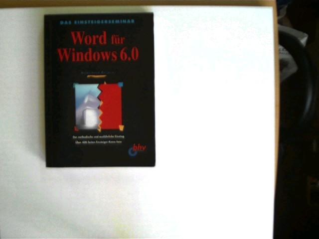 Word für Windows 6.0, Das Einsteigerseminar, - Raymans, Heinz-Gerd