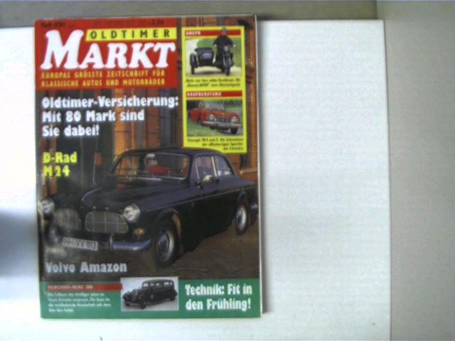 Oldtimer Markt, Heft 4/94 April, Europas größte Zeitschrift für