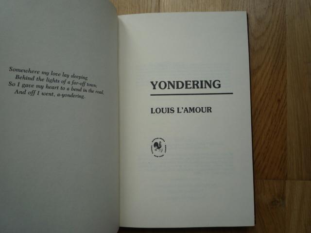 Yondering by L'Amour, Louis, Search for rare books