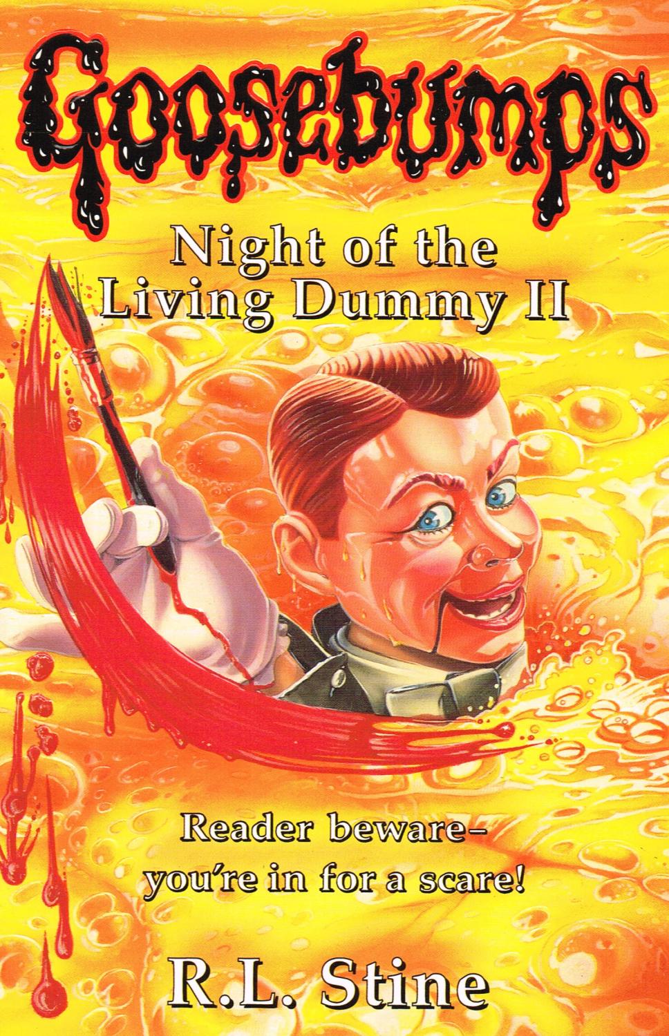 Goosebumps Night Of The Living Dummy Cover