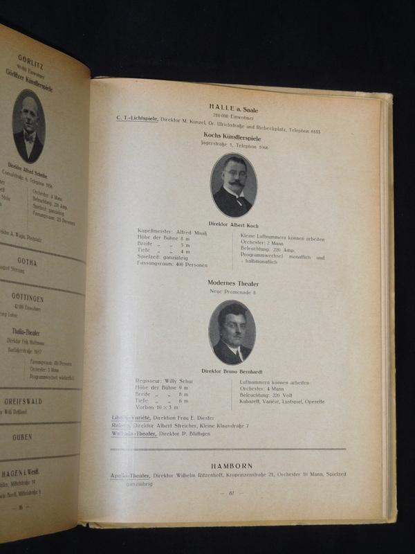 Internationaler ArtistenAlmanach. 1. Jahrgang 1924. Herausgegeben von