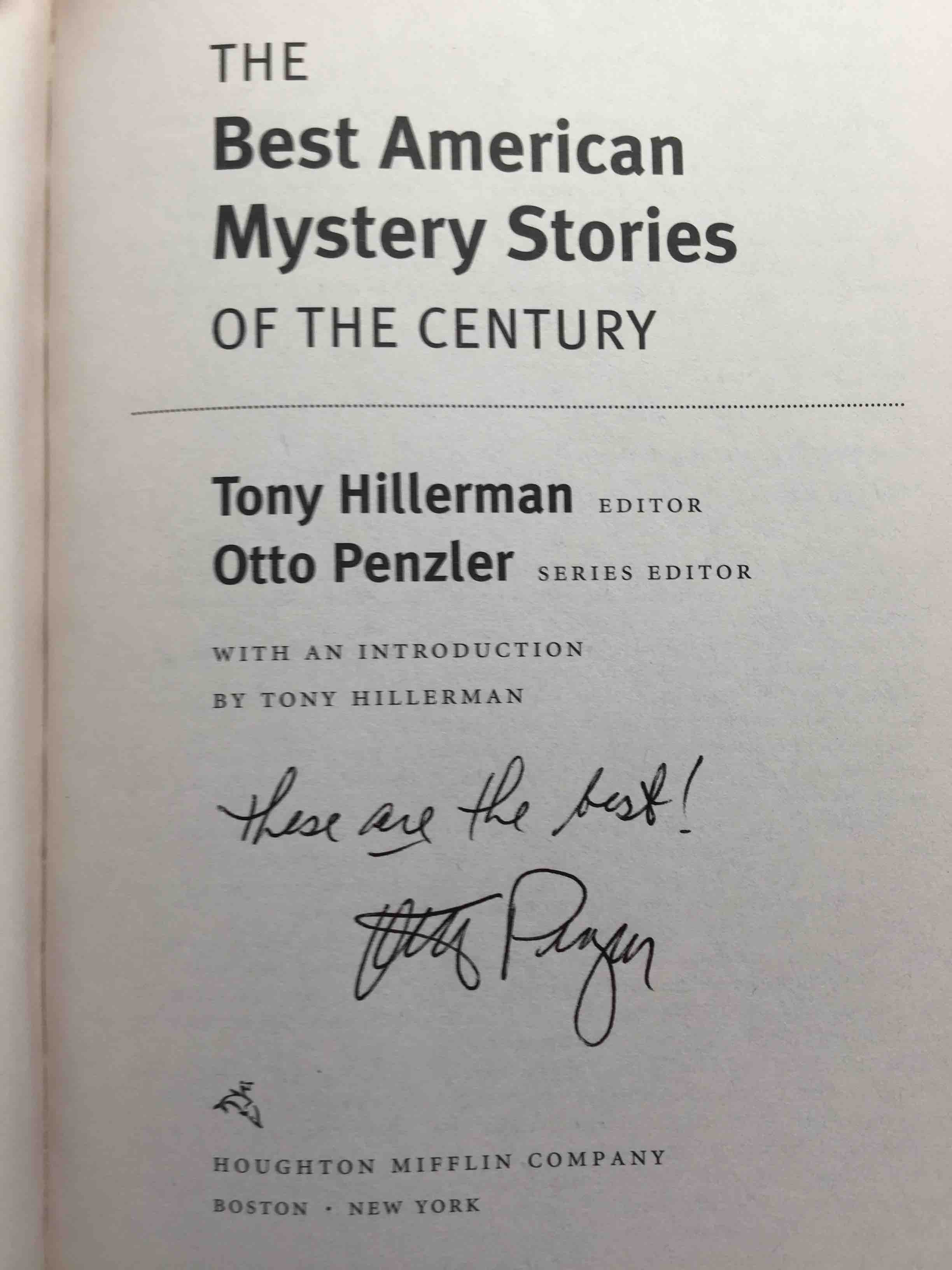THE BEST AMERICAN MYSTERY STORIES OF THE CENTURY. by