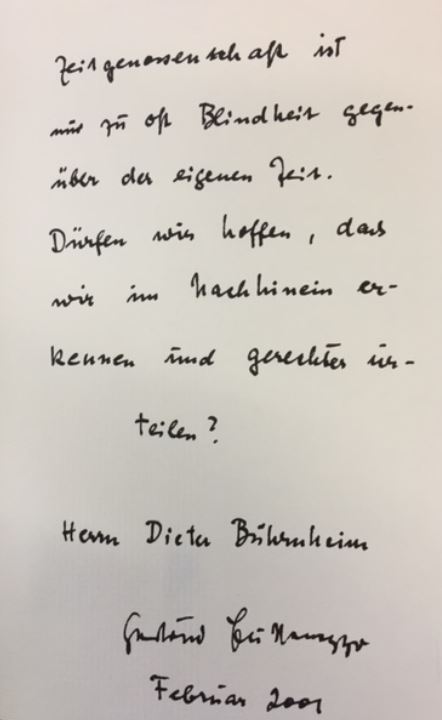 Sie waren Zeitgenossen und sie erkannten ihn nicht.- signiert, Widmungsexemplar, Erstausgabe Roman. - Fussenegger, Gertrud.