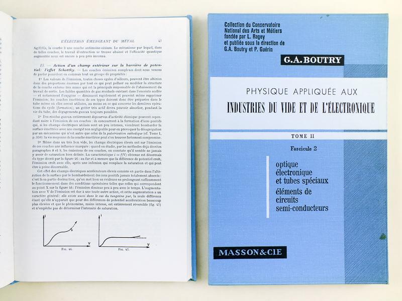 Physique appliquée aux Industries du vide et de l'électronique Tome II ...
