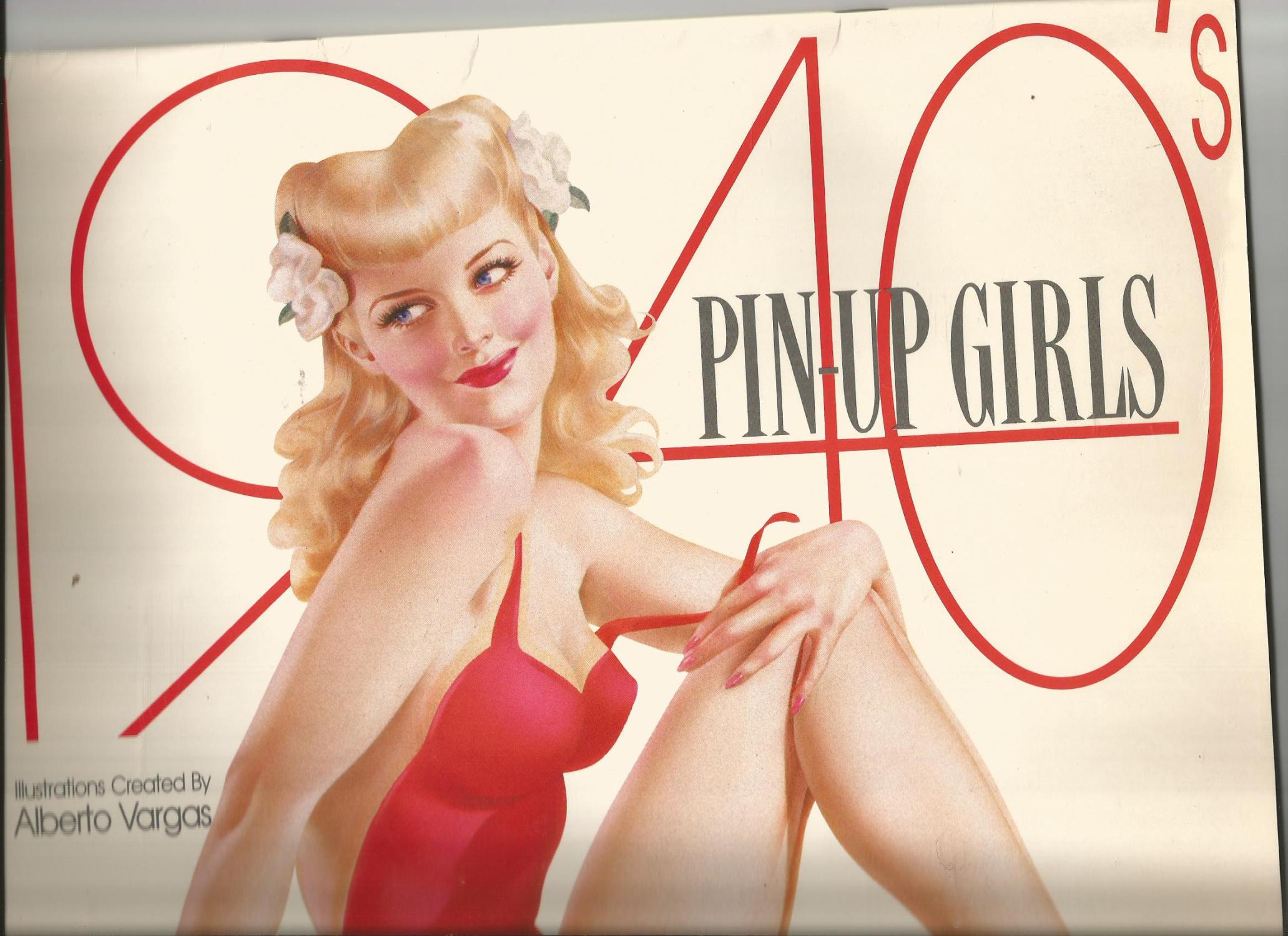 1940s Pin Up Girls Calendar Diary1993 By Alberto Vargas Fine 