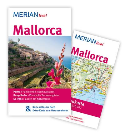 Mallorca: MERIAN live! - Mit Kartenatlas im Buch und Extra-Karte zum Herausnehmen : Mit Kartenatlas im Buch und Extra-Karte zum Herausnehmen - Niklaus Schmid