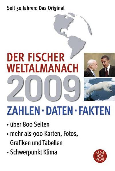 Der Fischer Weltalmanach 2009 mit CD-Rom: Zahlen Daten Fakten : Zahlen, Daten, Fakten - Mit CD-ROM - Redaktion Weltalmanach