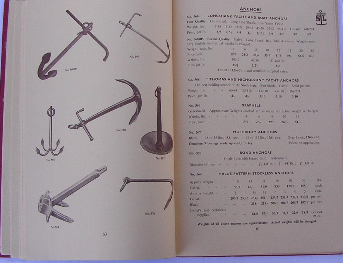 Simpson Lawrence Marine Equipment Catalogue P Edition 1957 ...