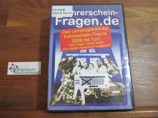 Führerschein-Fragen.de 2009 mit Ton: Das Lernprogramm zur Führerschein-Theorie vertont mit virtueller Sprecherin: Das Lernprogramm zur . CD-Rom für Windows 98, NT, 2000, XP und Vista - Klaus, Biedermann