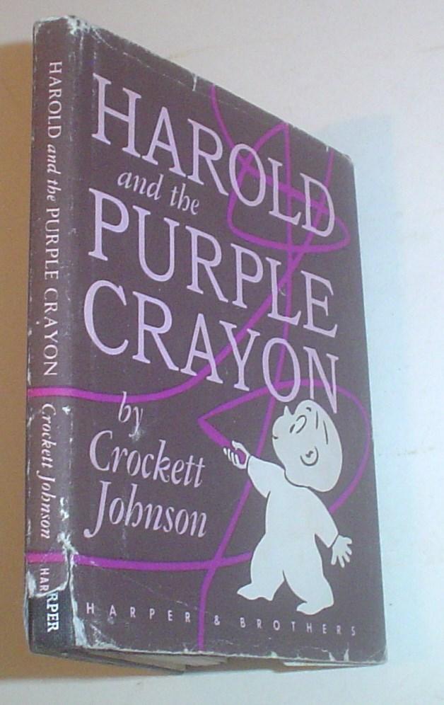 HAROLD AND THE PURPLE CRAYON. by JOHNSON. CROCKETT.: Fine Hardcover