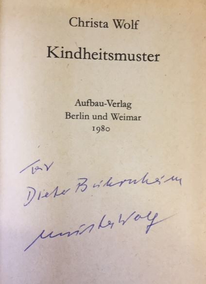 Kindheitsmuster. - Wolf, Christa.