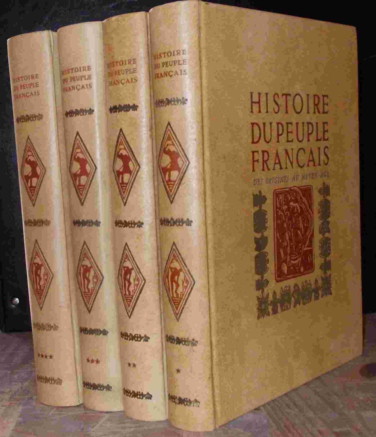 HISTOIRE DU PEUPLE FRANCAIS - 4 TOMES par PARIAS L.-H
