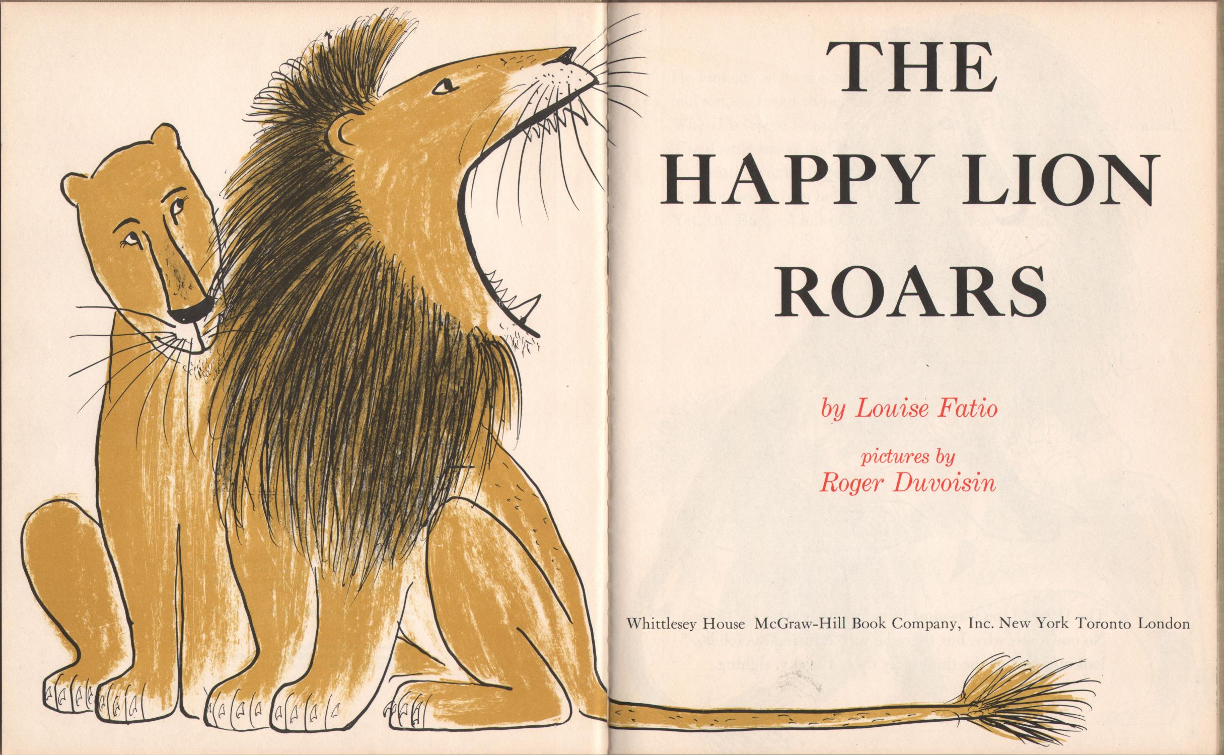 The Happy Lion by Louise Fatio The Happy Lion by Louise Fatio