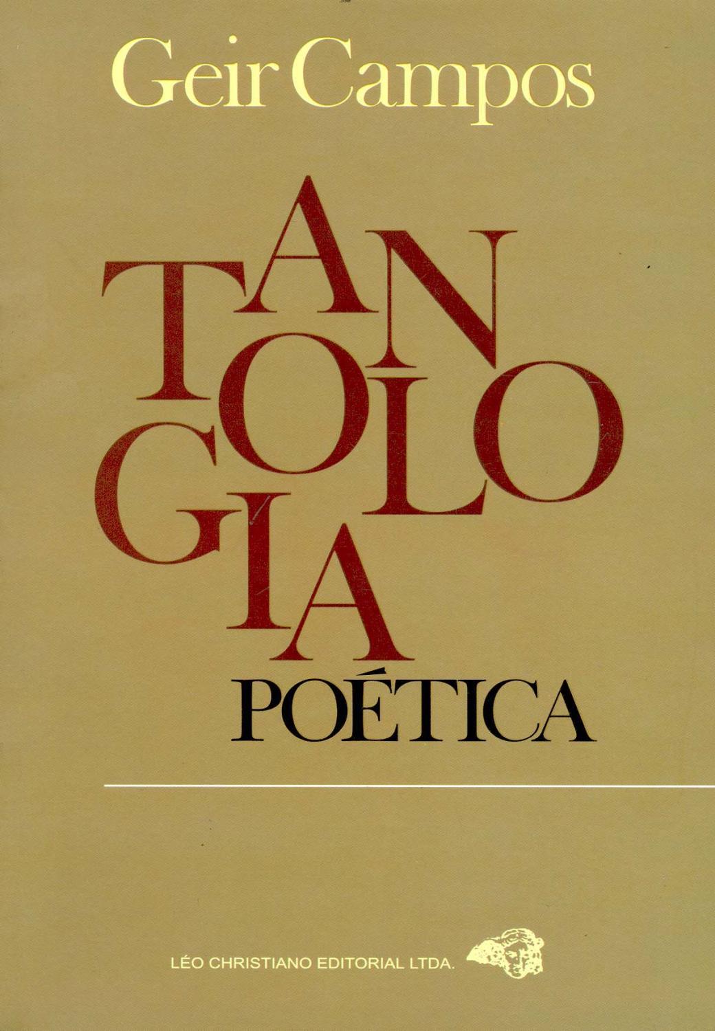 Antologia poética. - Campos, Geir