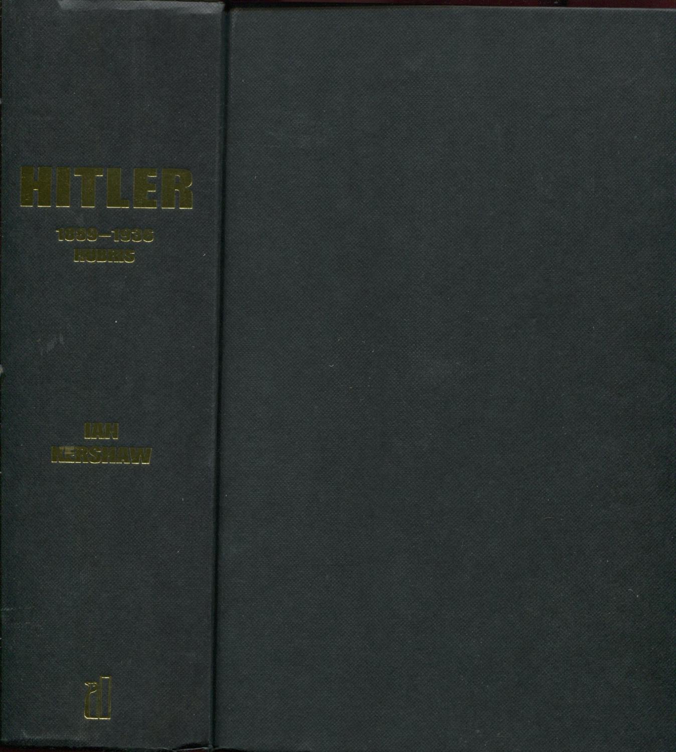 Hitler: 1889-1936: Hubris Kershaw, Ian [As New] [Hardcover]