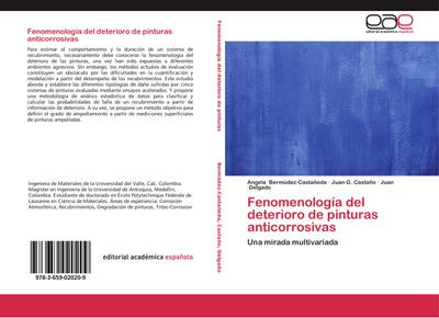 Fenomenología del deterioro de pinturas anticorrosivas : Una mirada multivariada - Angela Bermúdez-Castañeda