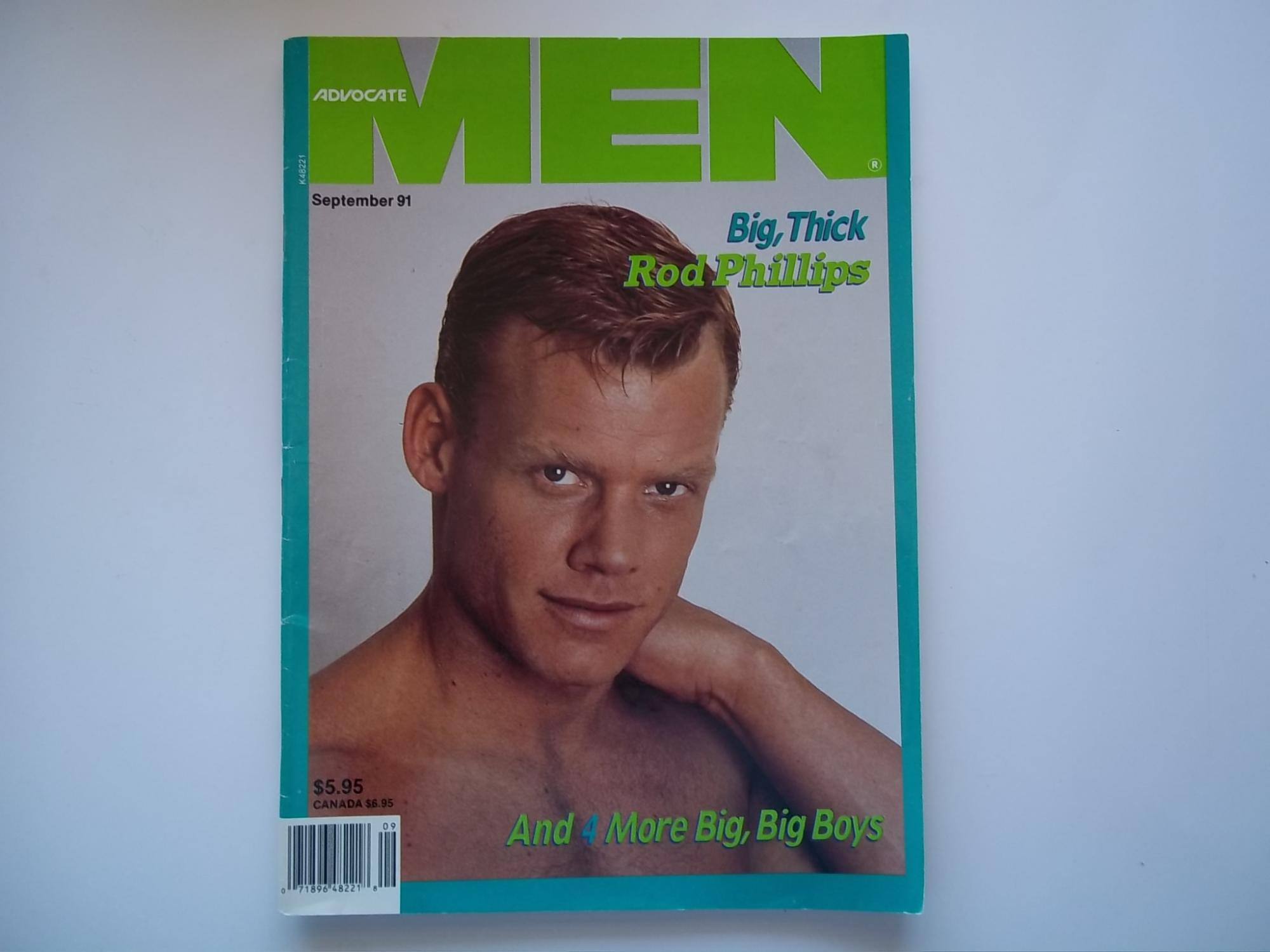Advocate Men (September 1991) Magazine Gay Male Nude Photos Photography by Advocate Men and