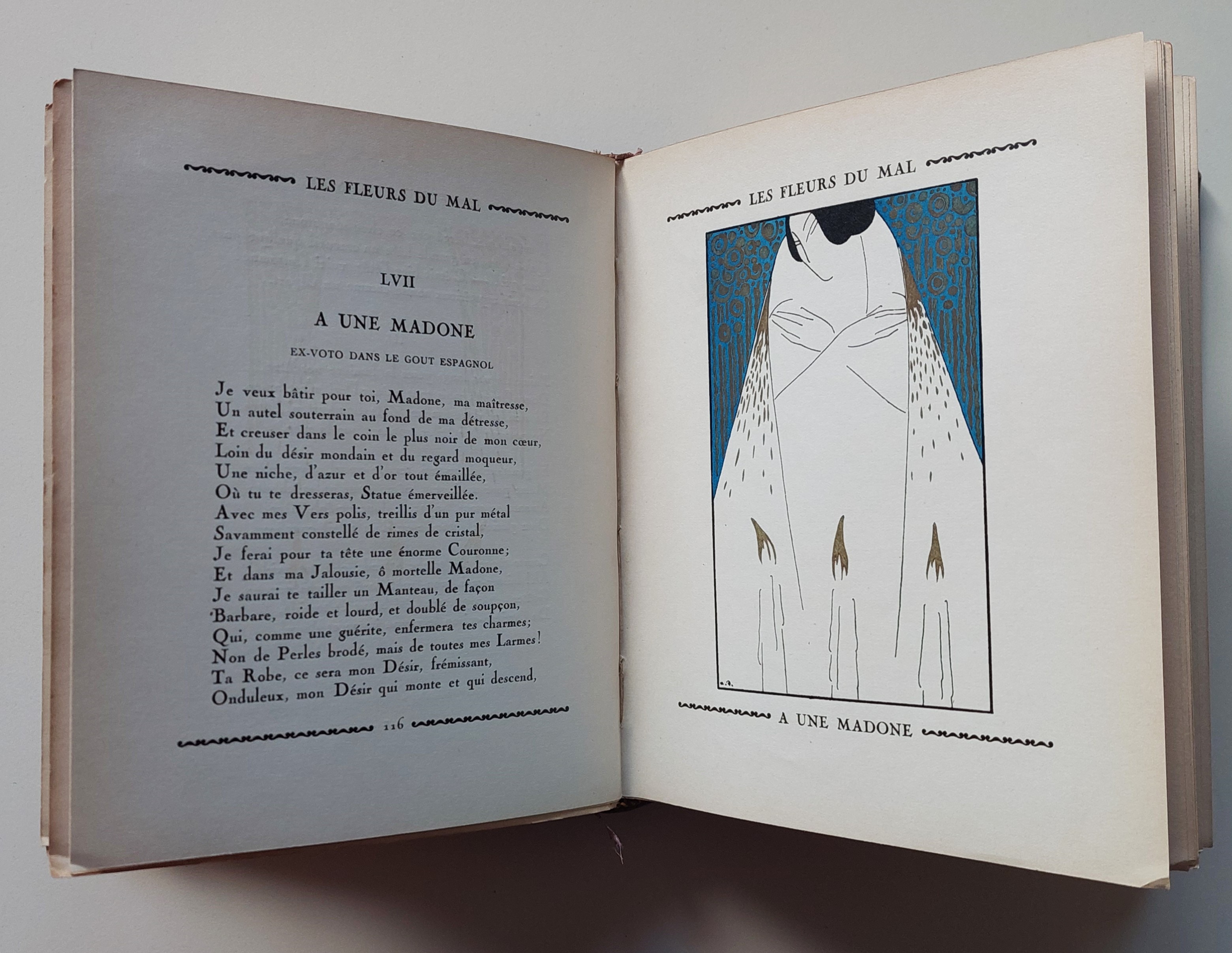 Les Fleurs du Mal de Baudelaire, Charles: Near Fine Hardcover (1920 ...